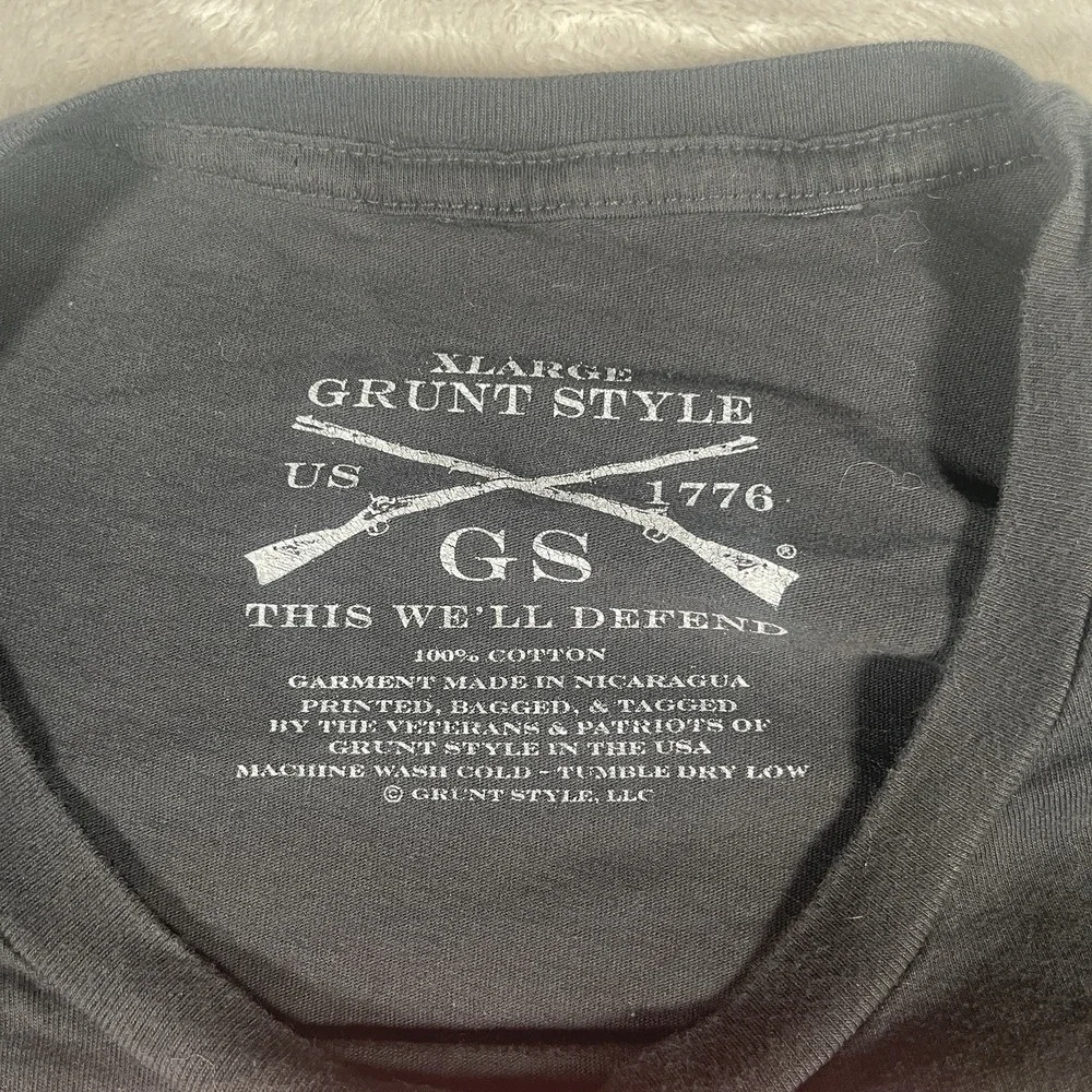 Grunt Style Club T Shirt Mens Size XL Black Short Sleeve‎ Beach Bash 1944